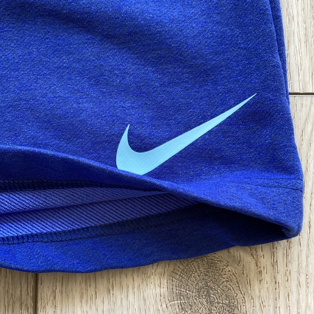 NIKE Shorts Dri-Fit Boys Large Cobalt Blue Sweat Shorts Casual EUC - Picture 2 of 8